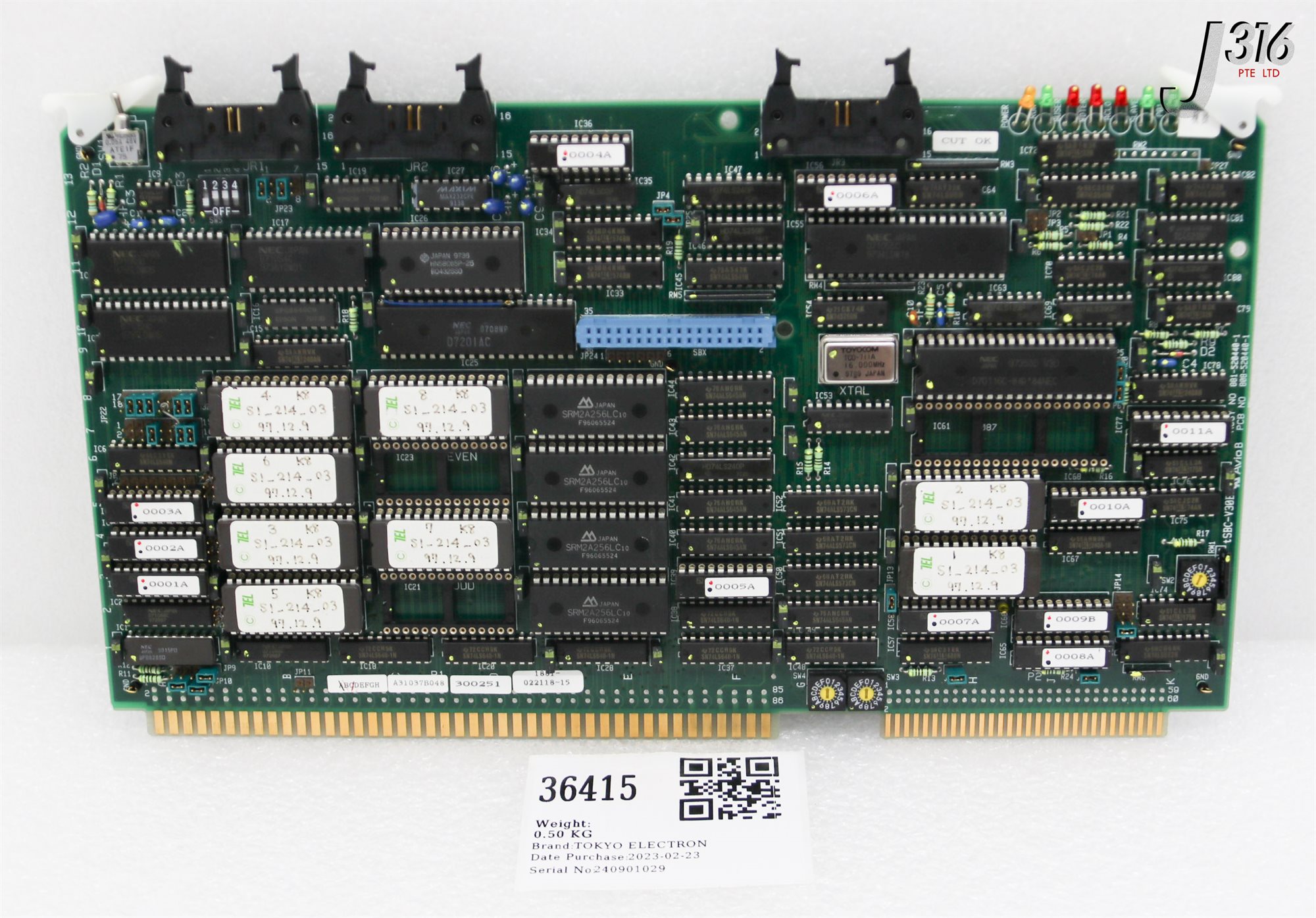 【TK】 36415 TOKYO ELECTRON PCB, TSBC-V30B, 881-520440-1, 808-520440-1